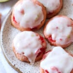 Cherry Limeade Cookies cookies on a plate