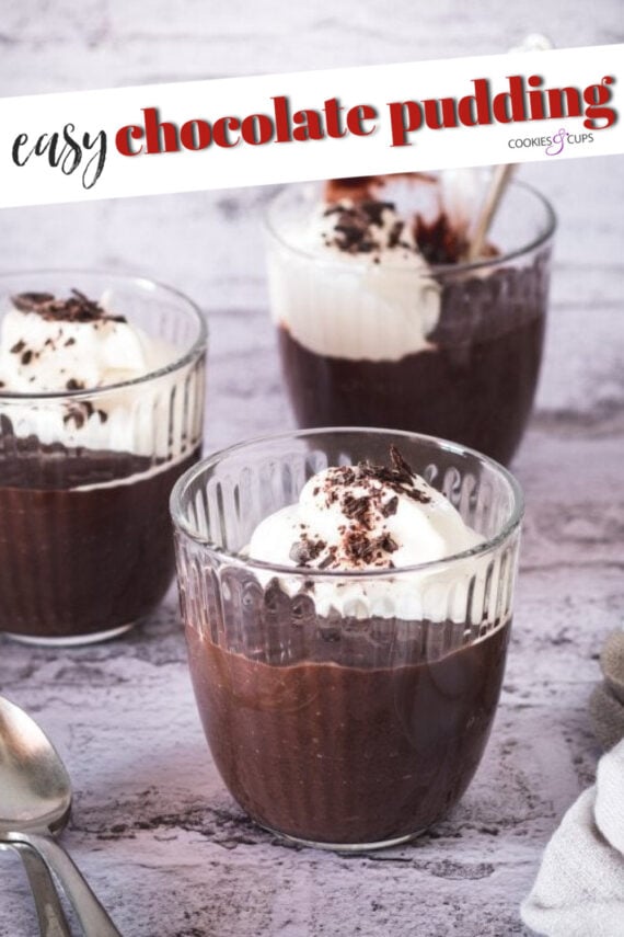 Chocolate Pudding Pinterest Image
