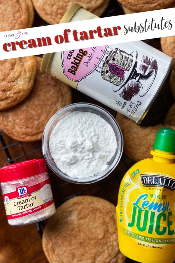 Cream of Tartar Substitutes for Baking | Cookies and Cups