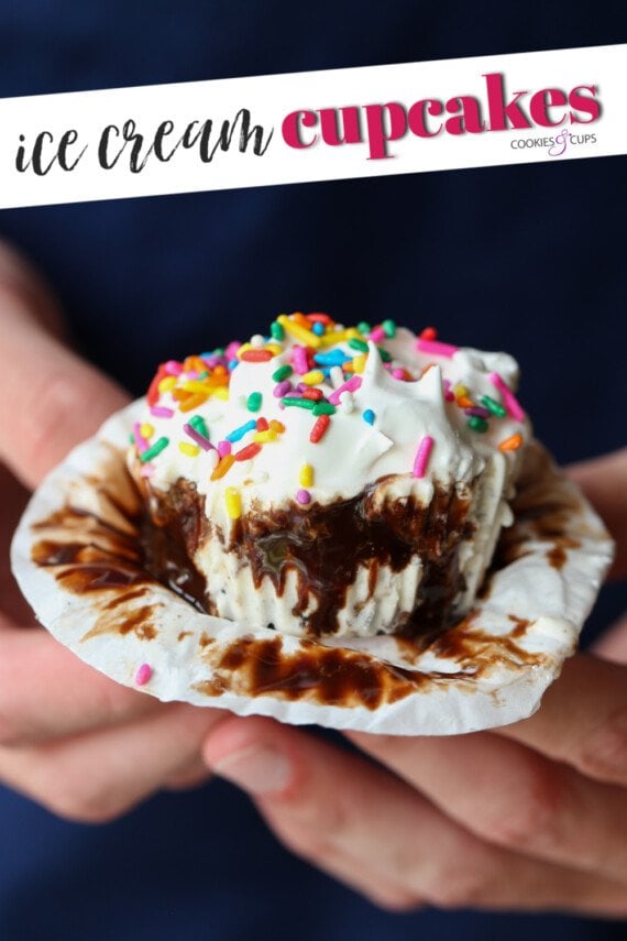 Ice Cream Cupcakes Pinterest Image