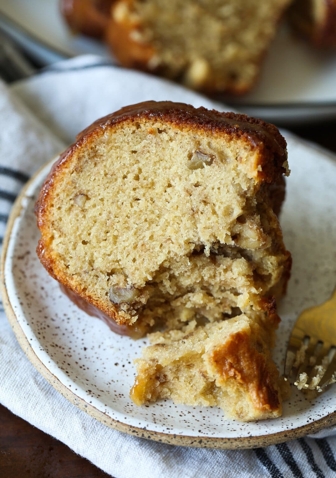 Moist Banana Pound Cake Recipe | Cookies and Cups