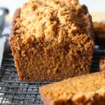 quick and easy pumpkin bread sliced