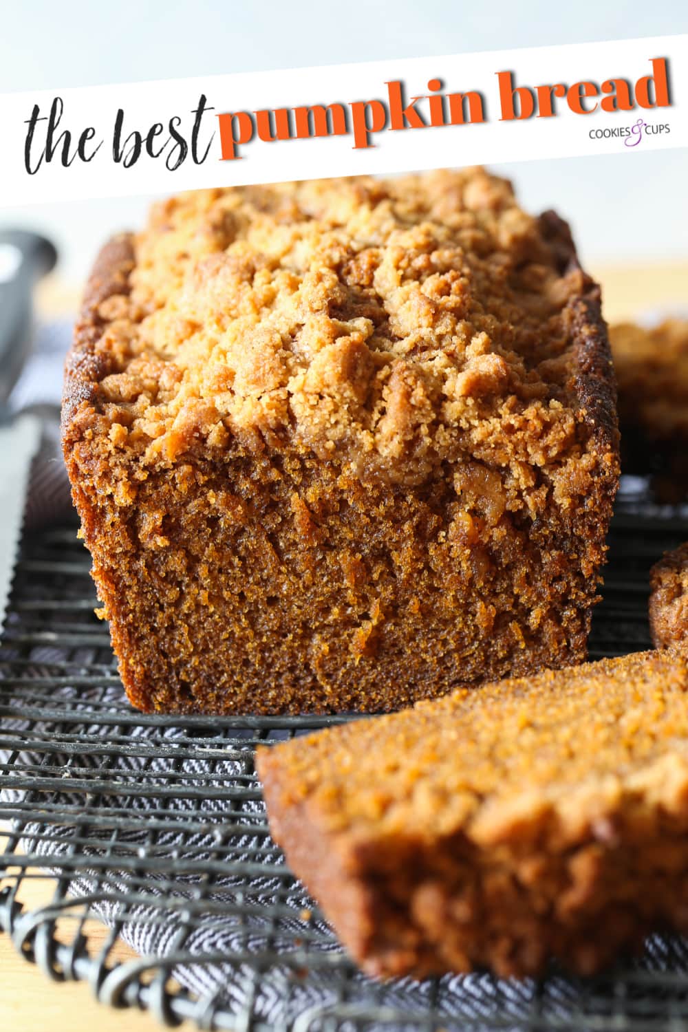 Pumpkin Bread recipe Pinterest Image