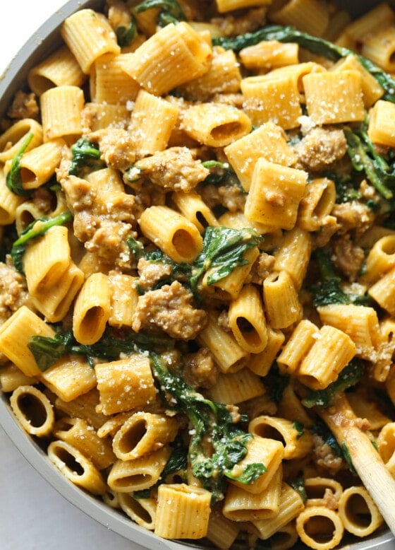Creamy Pumpkin Sausage Pasta
