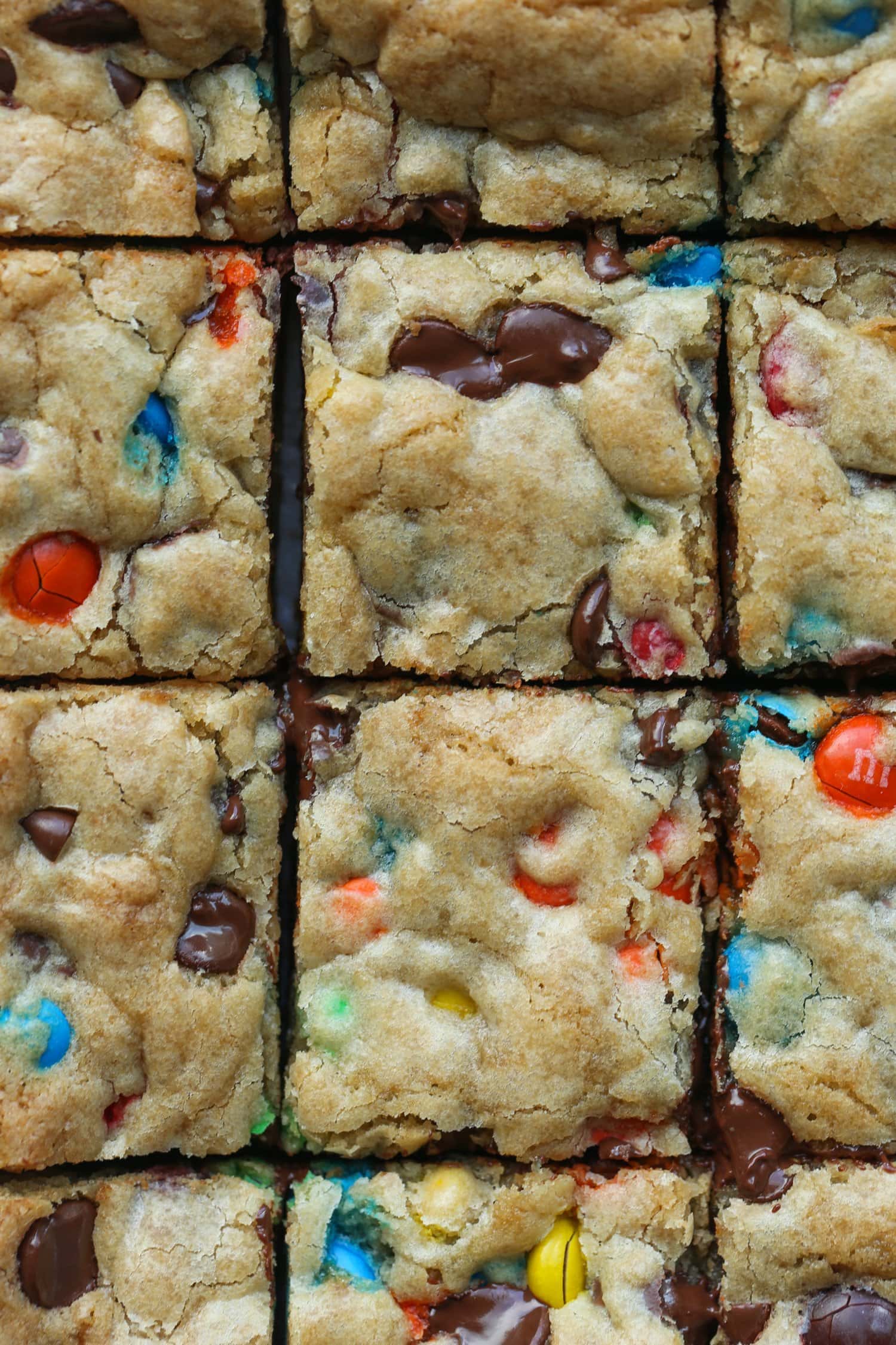 Brown Butter Peanut Butter M&M Blondies