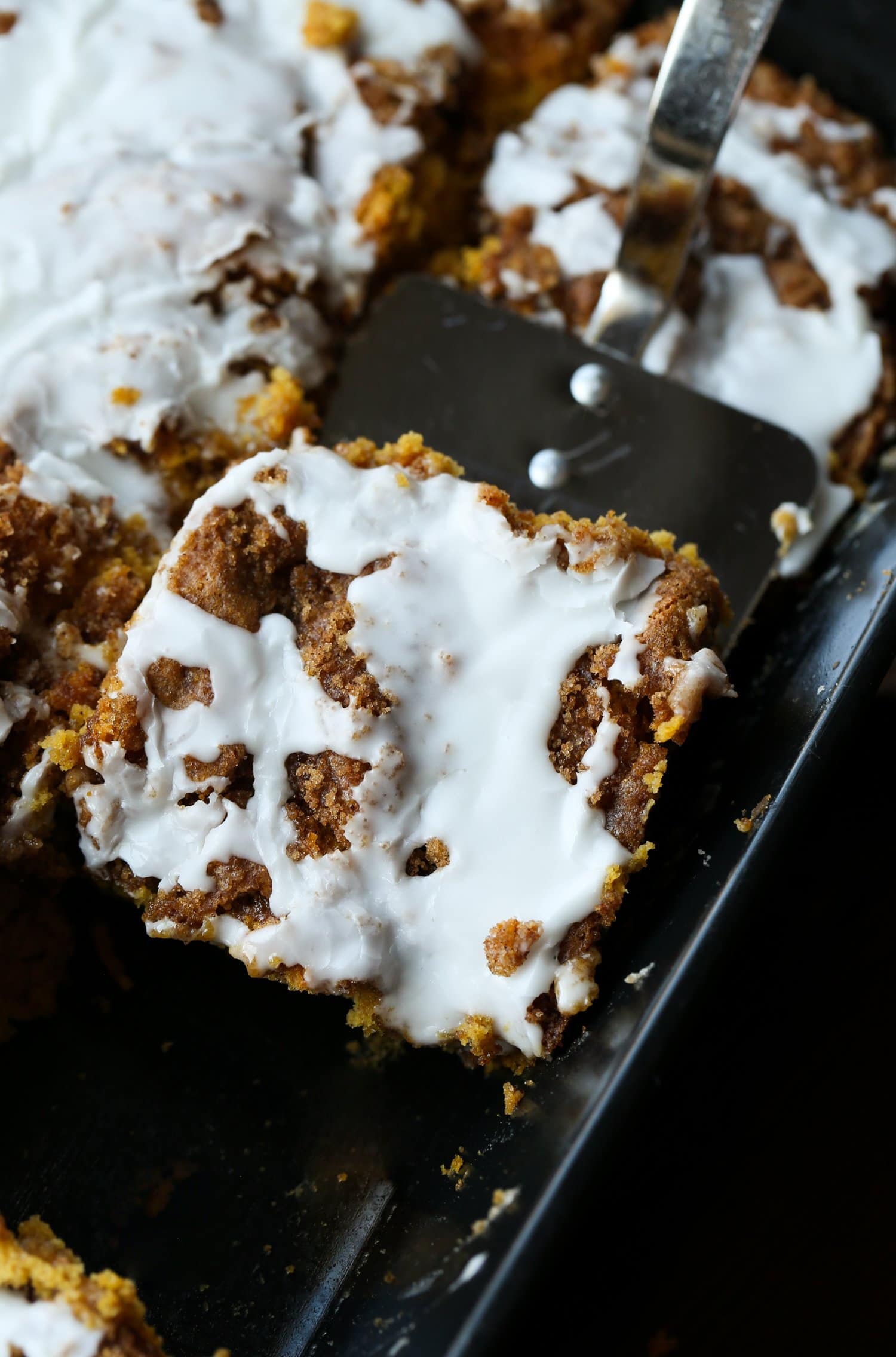 Pumpkin Cinnamon Roll Cake