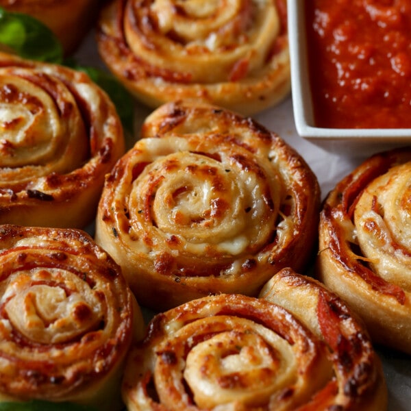 Homemade Pepperoni Pizza Rolls | Cookies and Cups