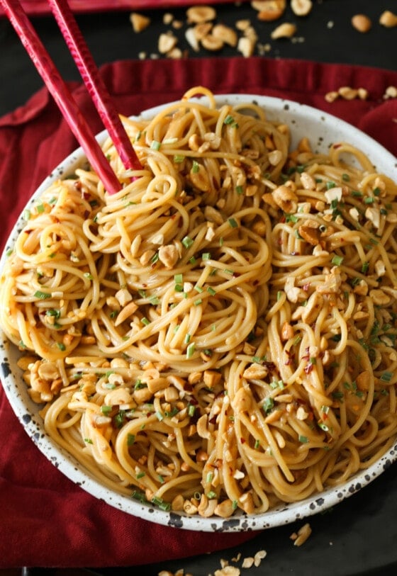 Spicy Sesame Noodles