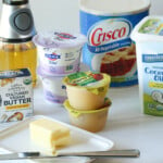 items on a counter that you can use in place of butter in baking