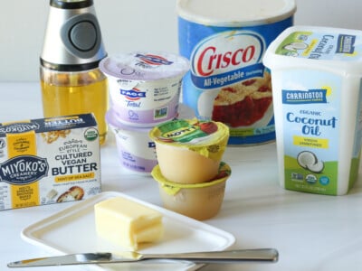 items on a counter that you can use in place of butter in baking