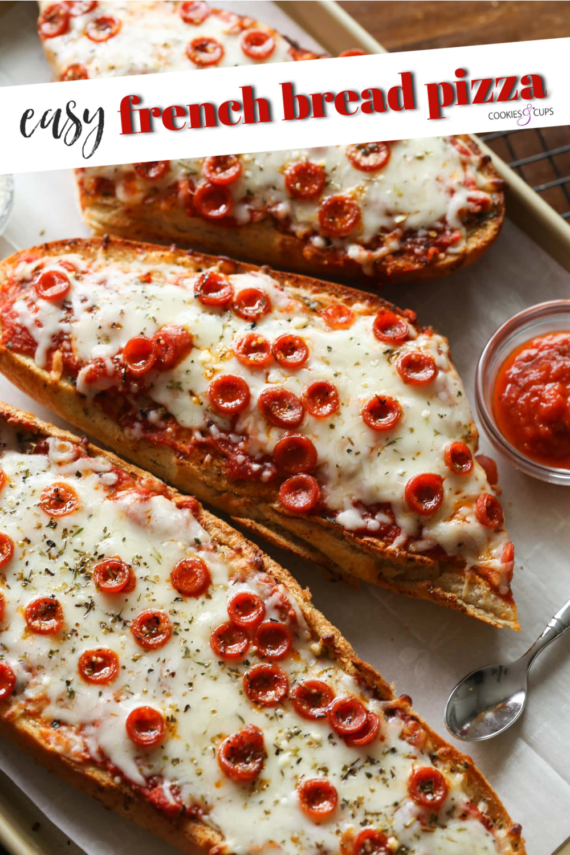 French Bread Pizza Pinterest Image