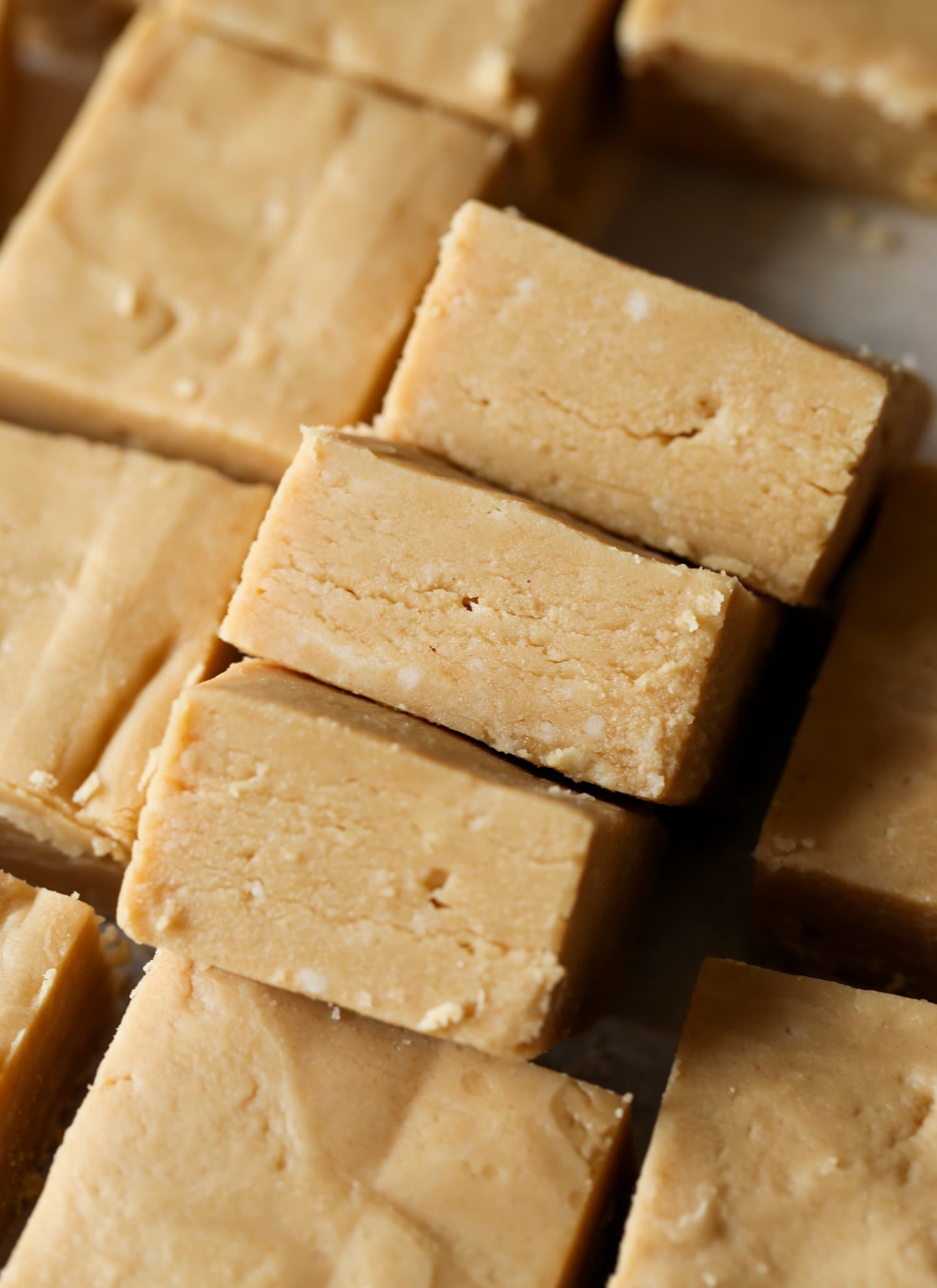 Peanut butter fudge squares.
