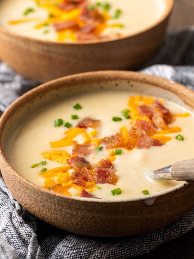 Instant Pot Potato Soup - Cookies and Cups