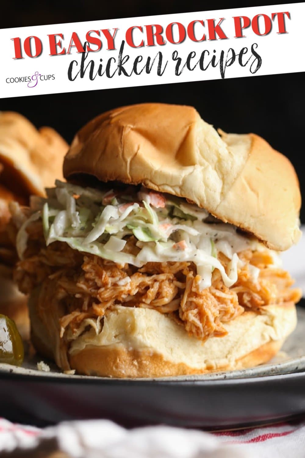 10 Easy Crockpot Chicken Recipes | Cookies and Cups