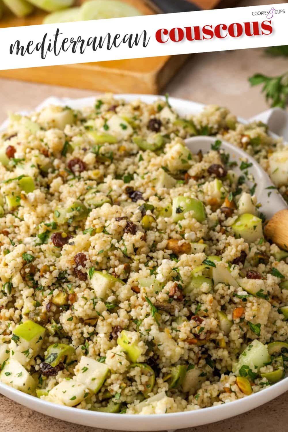 Mediterranean couscous salad pinterest