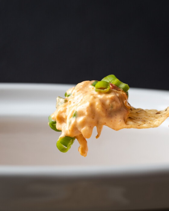 Crock Pot Chicken Nacho Dip Cookies and Cups