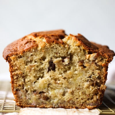 Buttermilk Banana Bread - Cookies and Cups