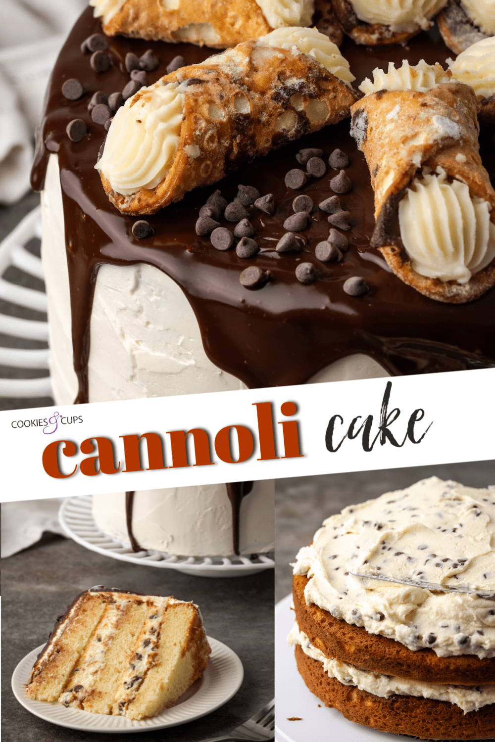 Cannoli Cake Pinterest Image