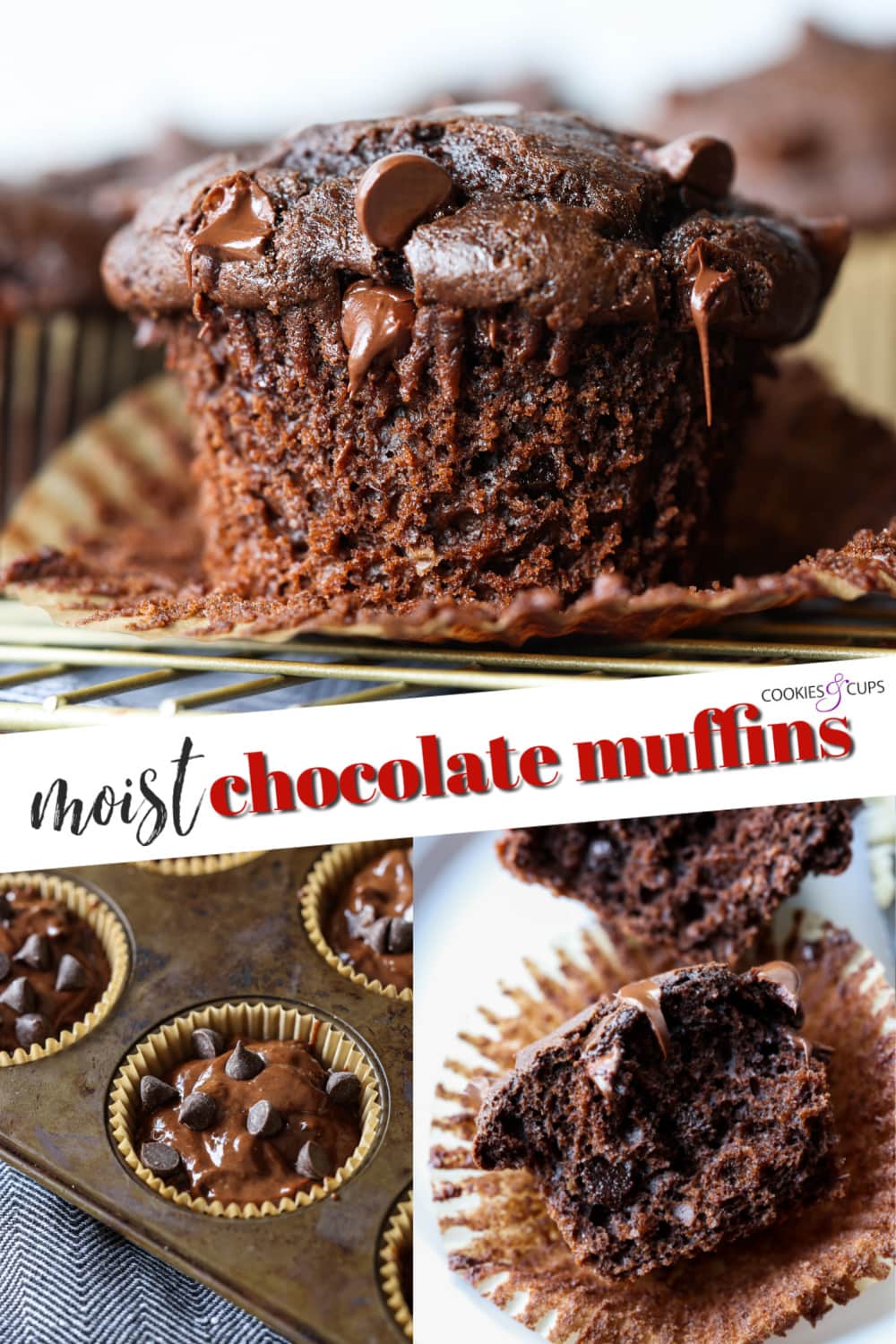 Chocolate Muffins Pinterest Image
