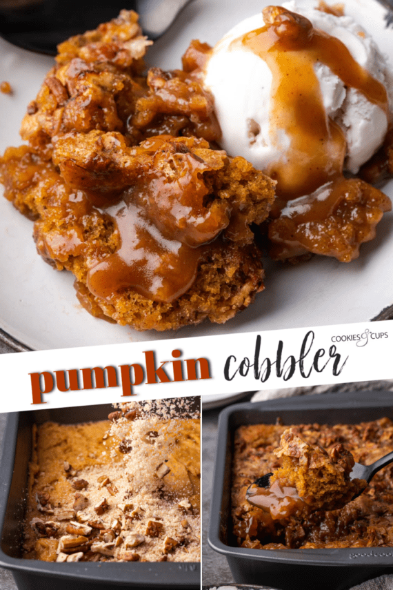 Pumpkin Cobbler Pinterest Image