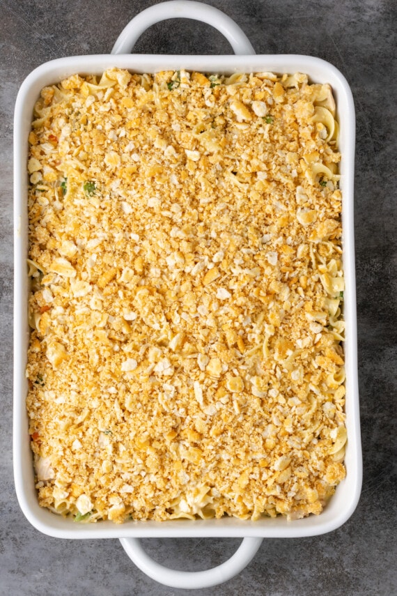 Chicken Noodle Casserole | Cookies and Cups