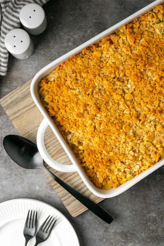 Chicken Noodle Casserole | Cookies and Cups