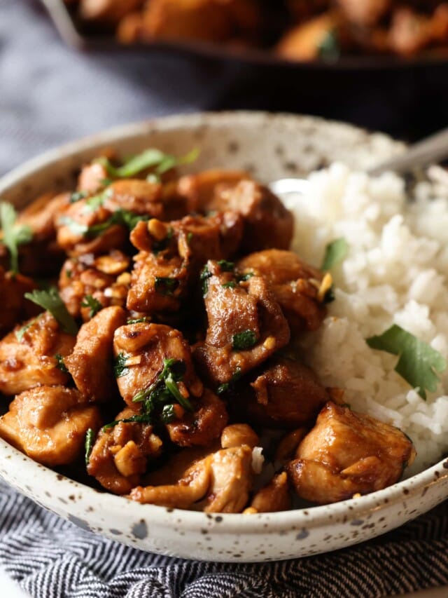 Easy Peanut Ginger Chicken Cookies and Cups