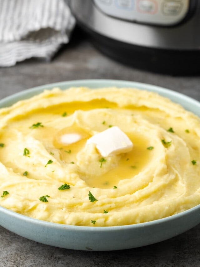 Instant Pot Mashed Potatoes Cookies and Cups