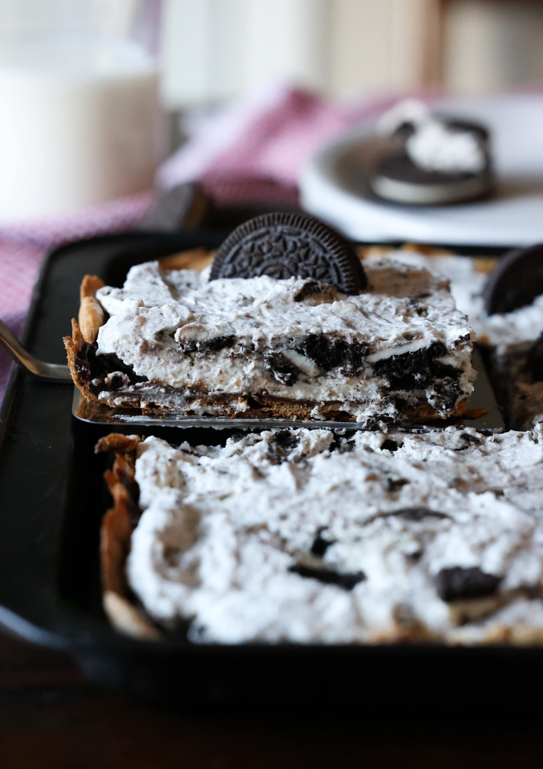 Slab Pie de Oreo – Galletas y Tazas – Astro Recetas