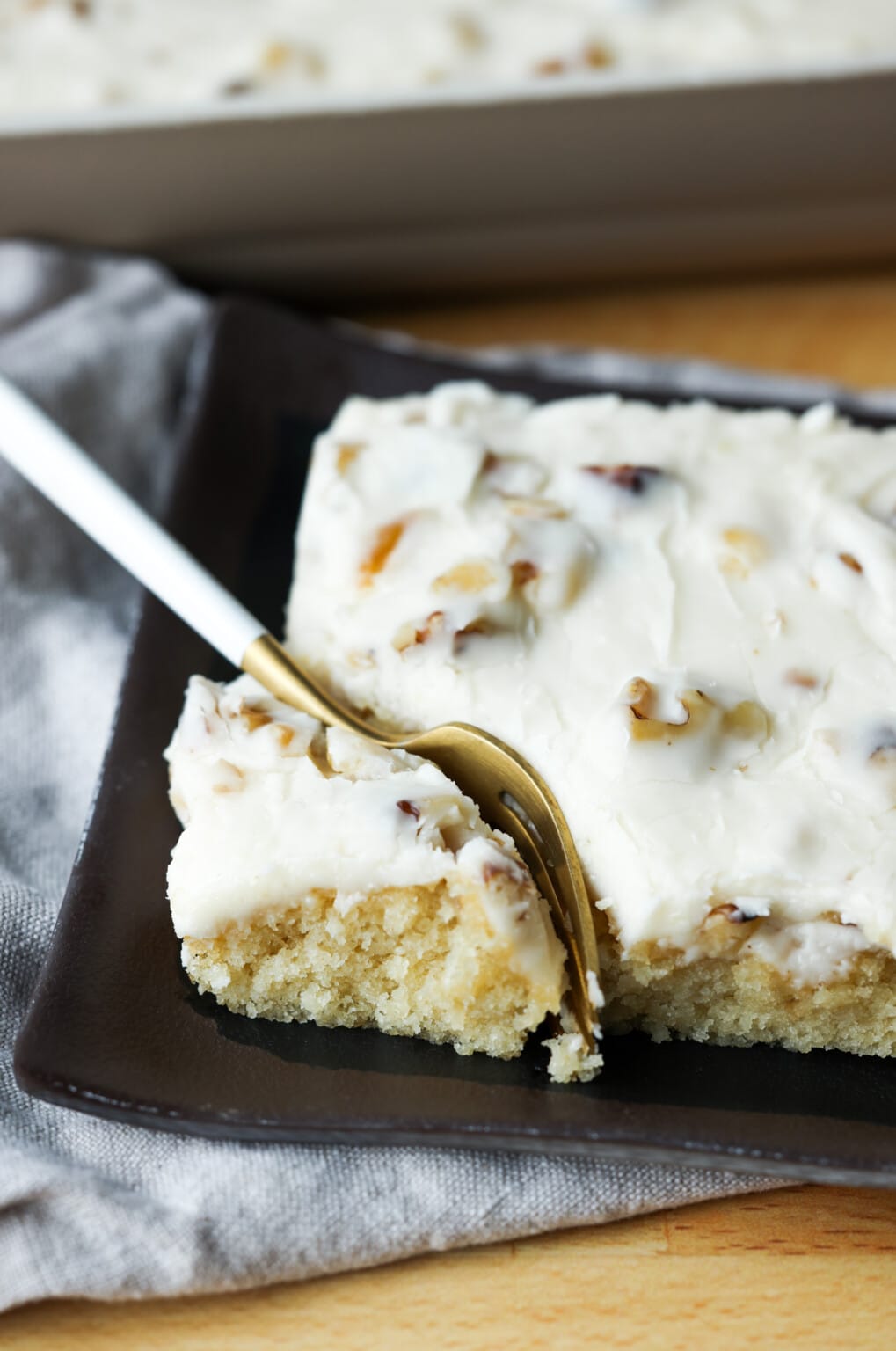 White Texas Sheet Cake Cookies and Cups