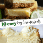 Pinterest image for 10 Key Lime Desserts