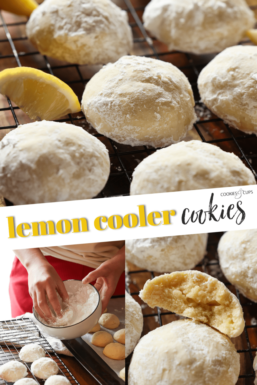 lemon cooler cookie pin