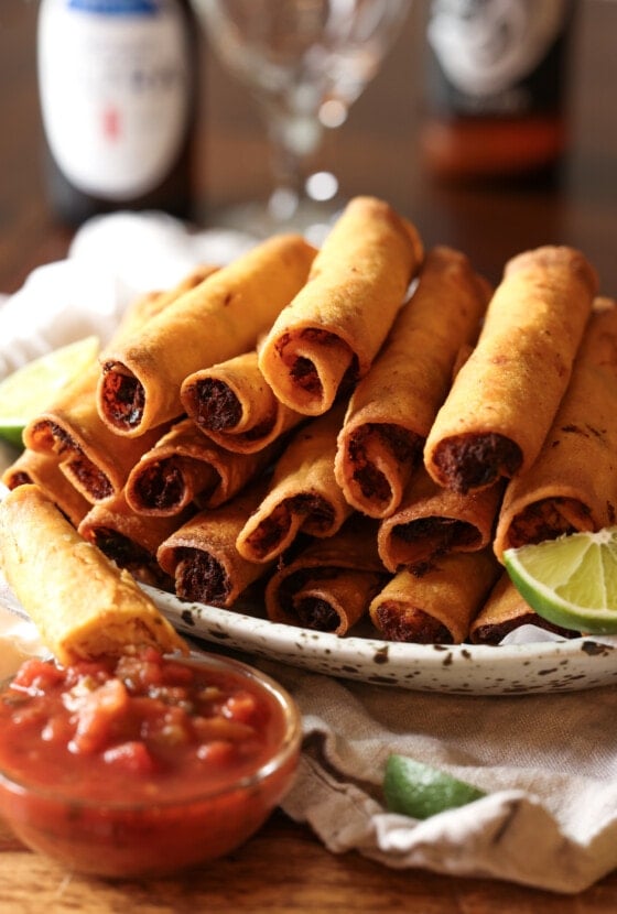 Cheesy Chicken Taquitos