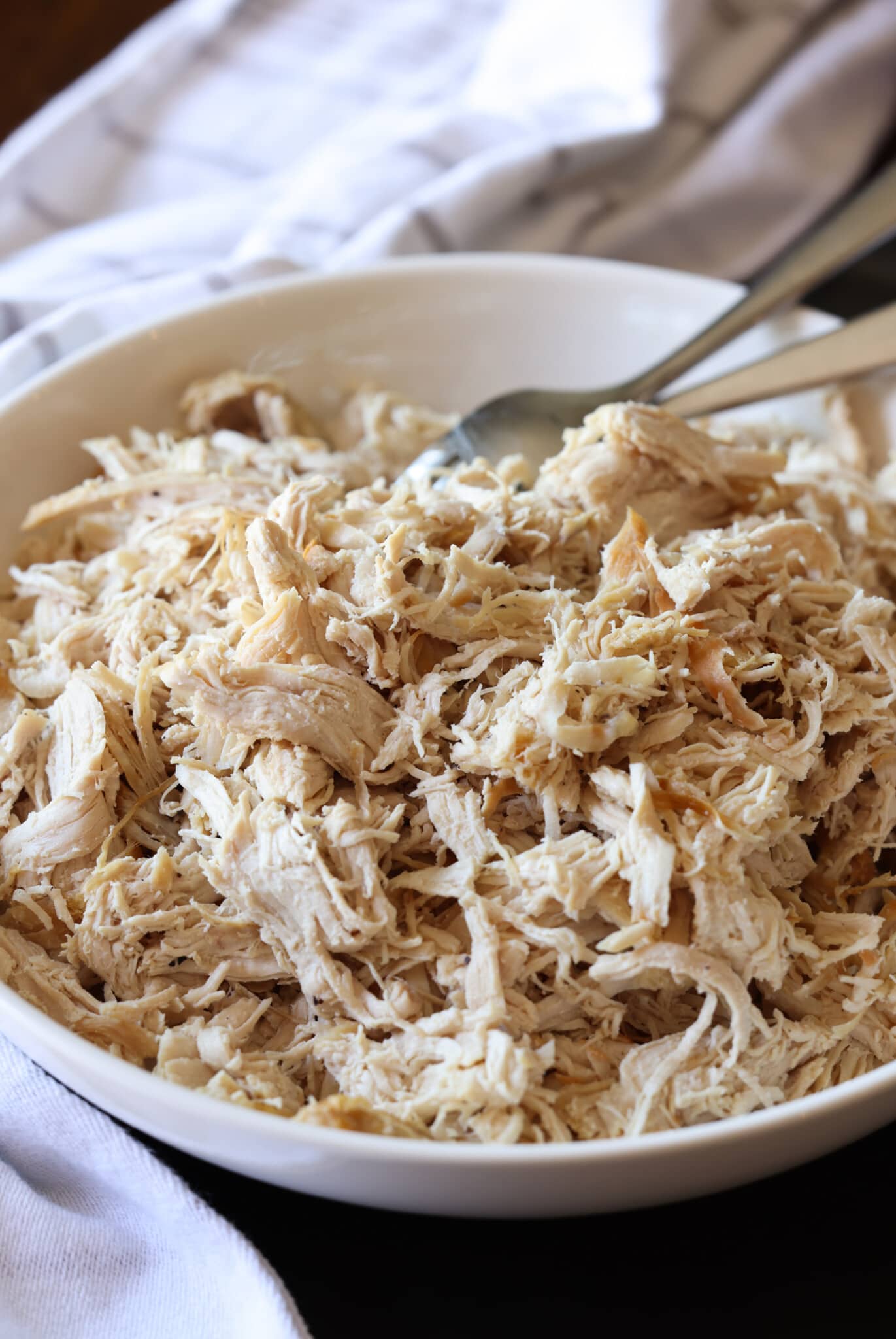 Shredded Chicken (In Under 30 Minutes) | Cookies and Cups