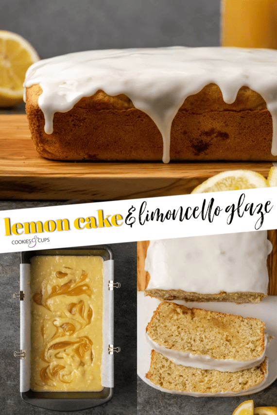 Lemon pound cake pinterest image