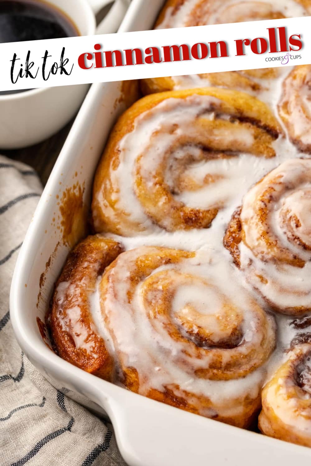 TikTok Cinnamon Rolls Pinterest Collage