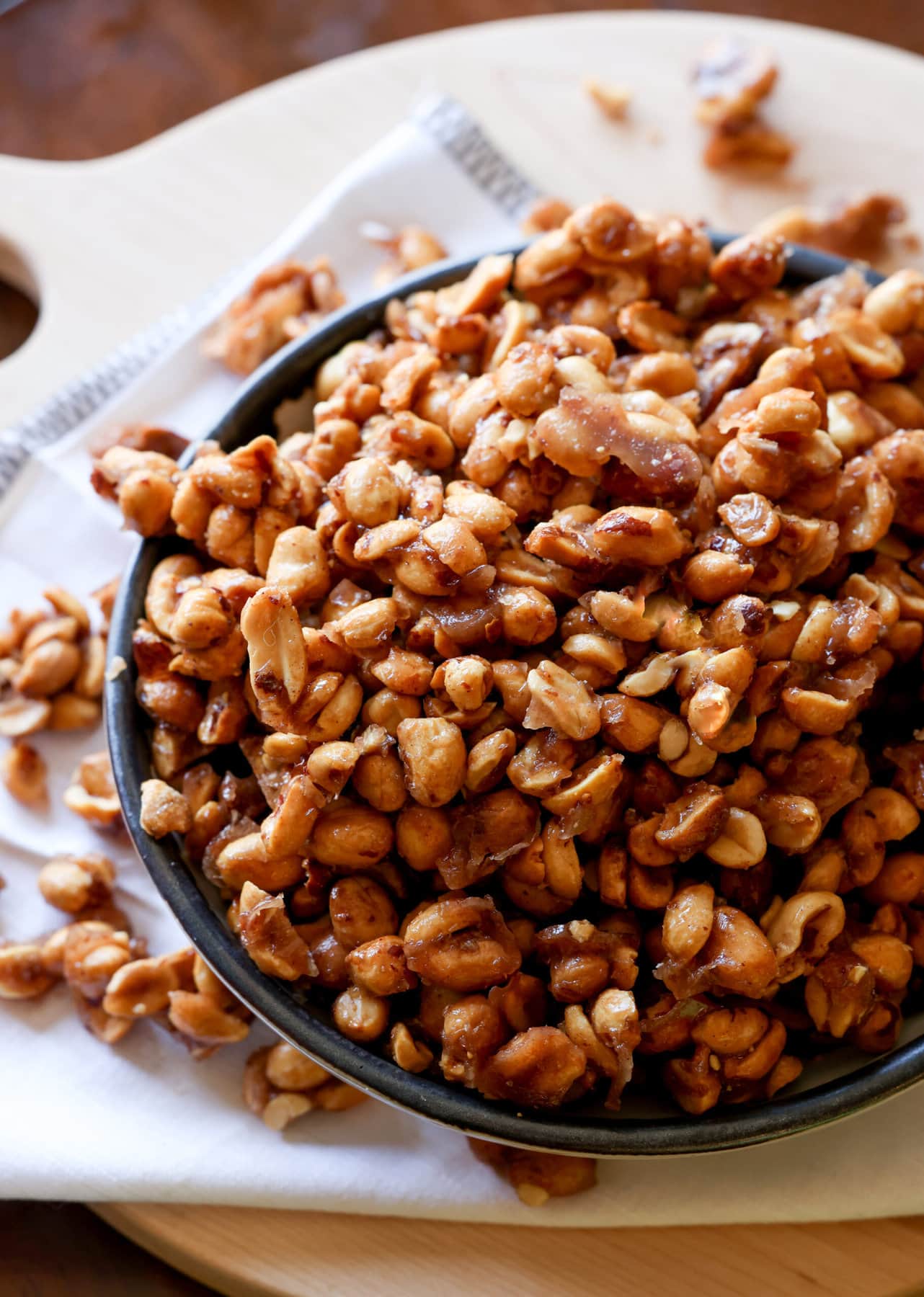 Candied Peanuts in a bowl