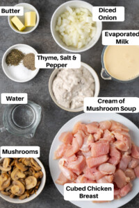 Cream of Mushroom Chicken | Cookies and Cups