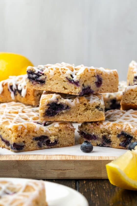 Lemon Blueberry Blondies