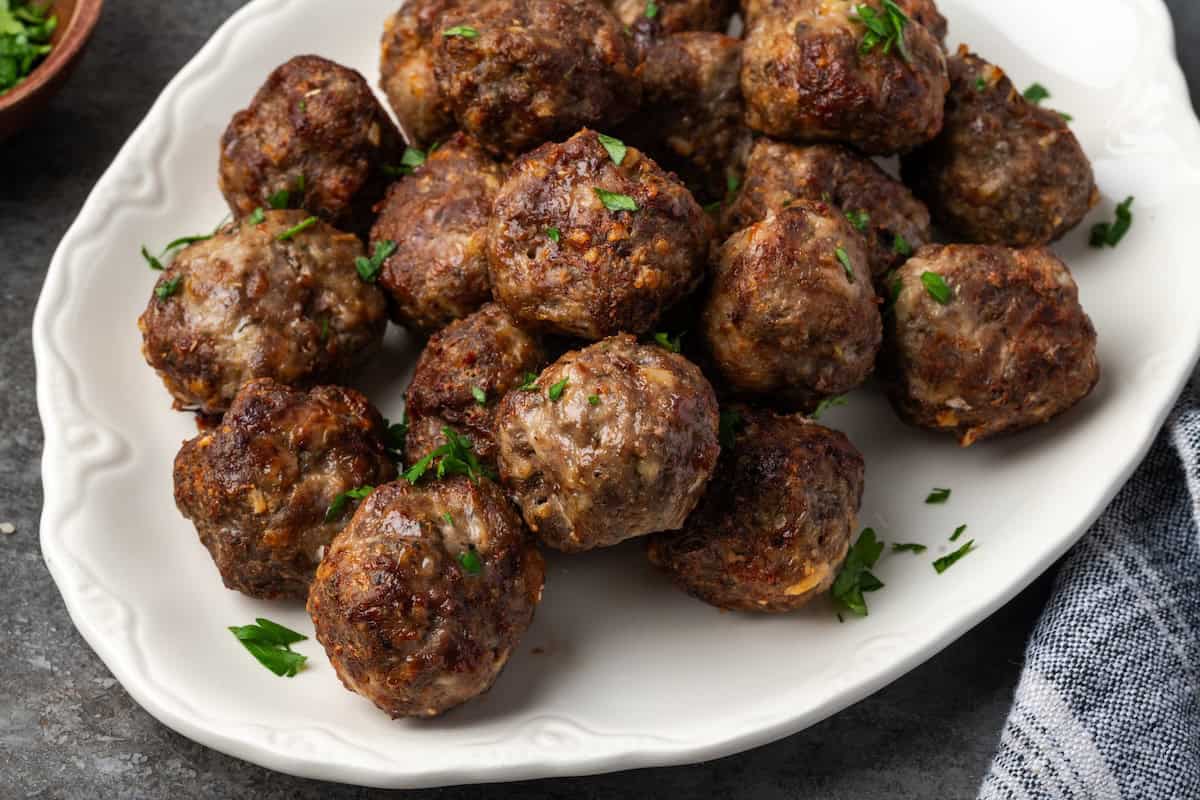 Air Fryer Meatballs