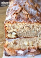 Snickerdoodle Apple Bread. CRAZY GOOD and makes your house smell amazing while it's baking!!